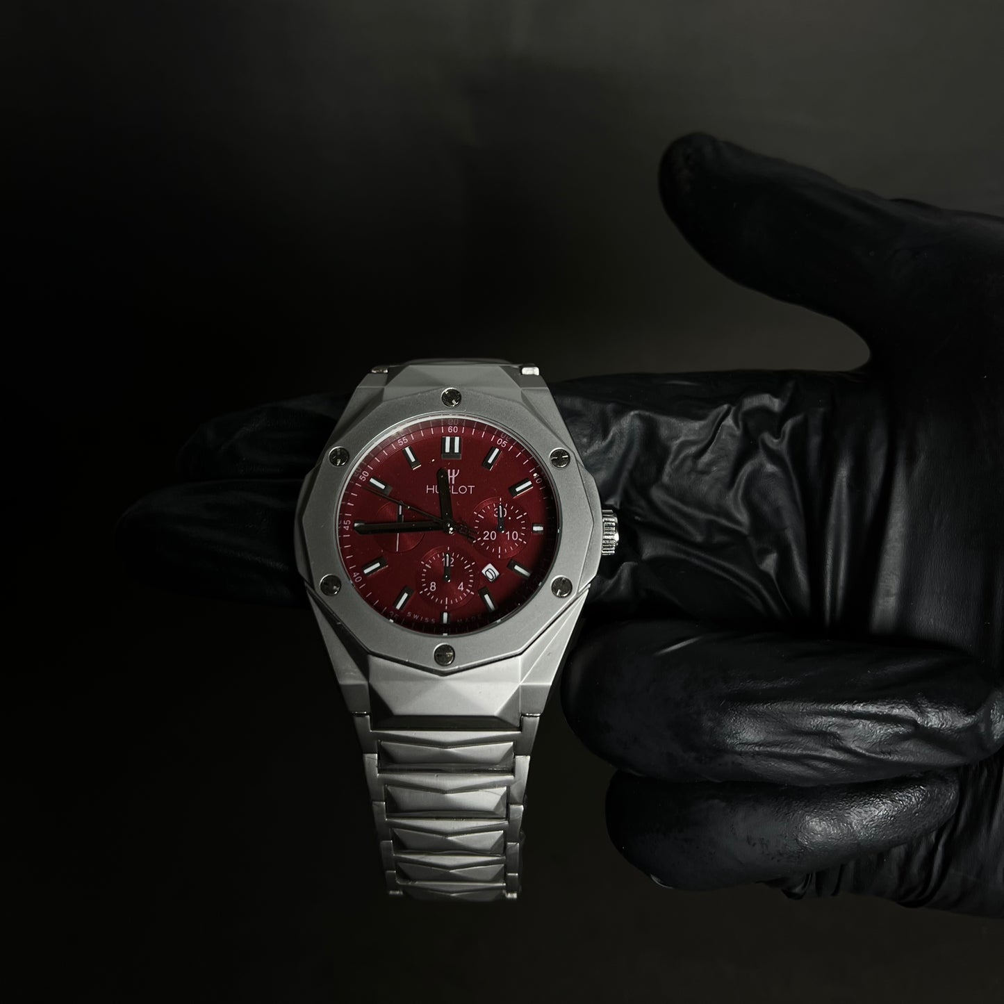 Hublot Cut Red Dial