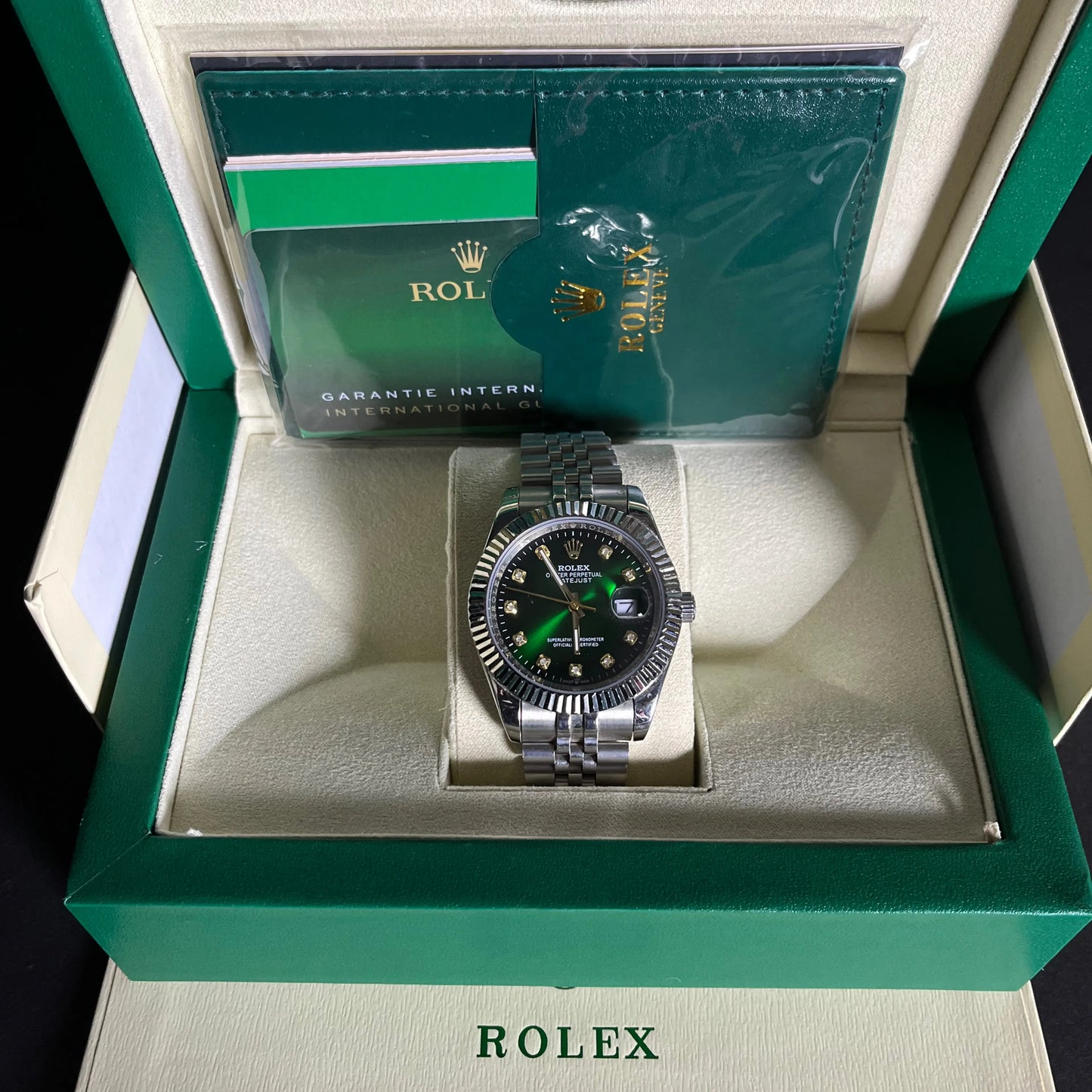 Rolexx Prepetual Green Auto
