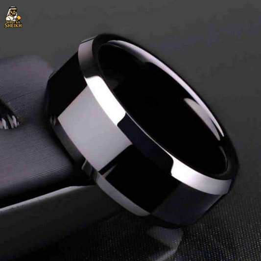 Tungsten Black Ring