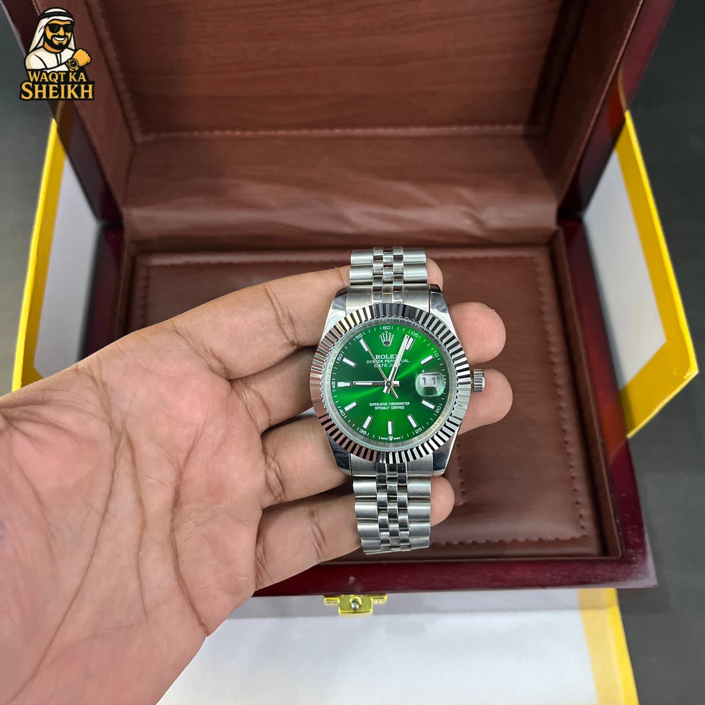 Datejust | 36mm | Oyster-steel | Green