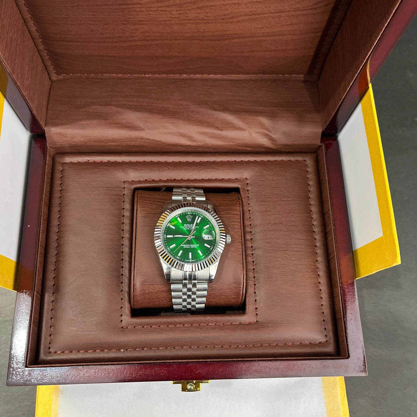 Datejust | 36mm | Oyster-steel | Green