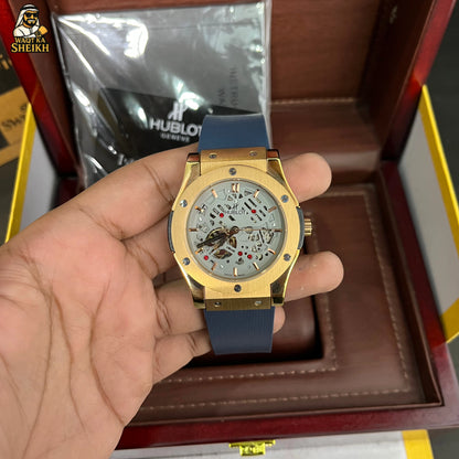 Chronograph | Strap | Blue | 42mm