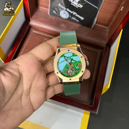 Chronograph | Strap | Green | 42mm