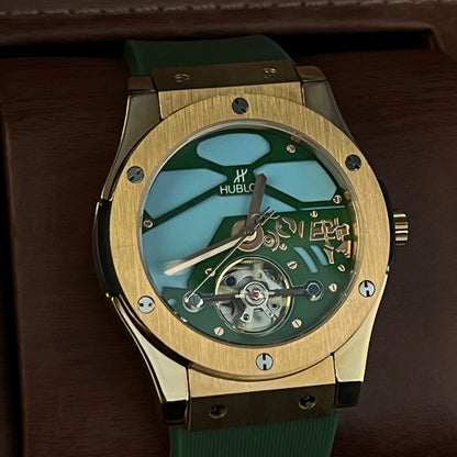 Chronograph | Strap | Green | 42mm