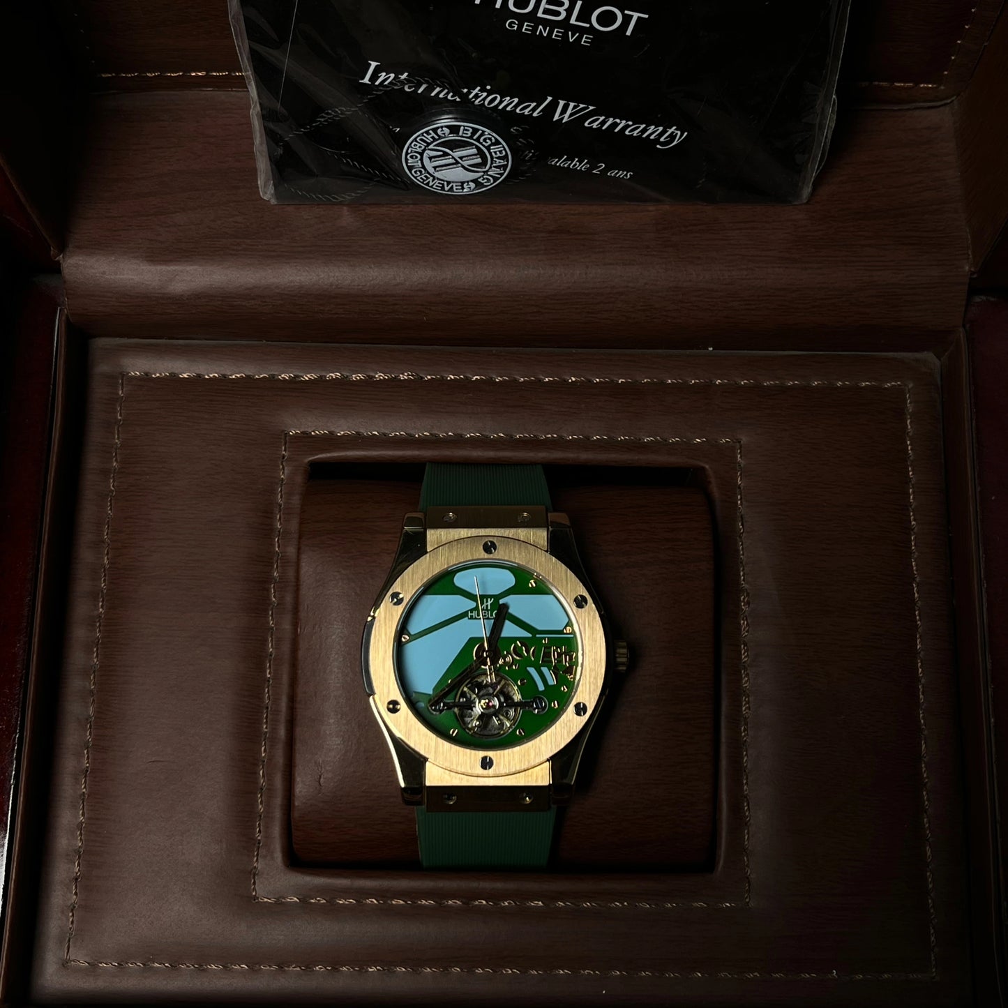 Chronograph | Strap | Green | 42mm