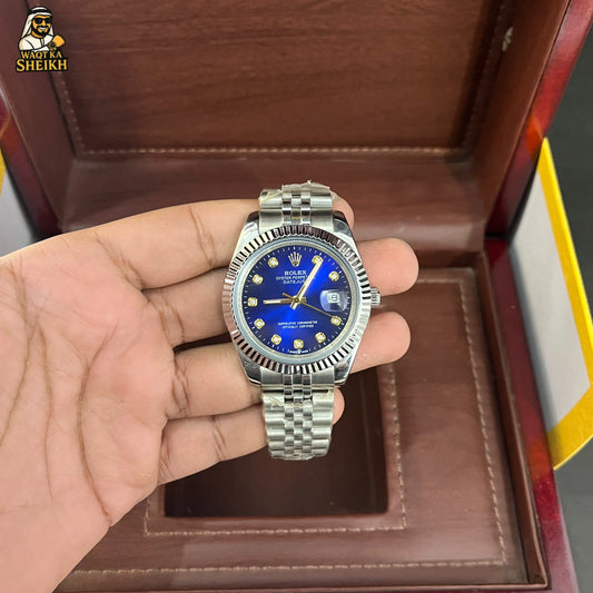 Datejust | 36mm | Oyster-steel | Blue