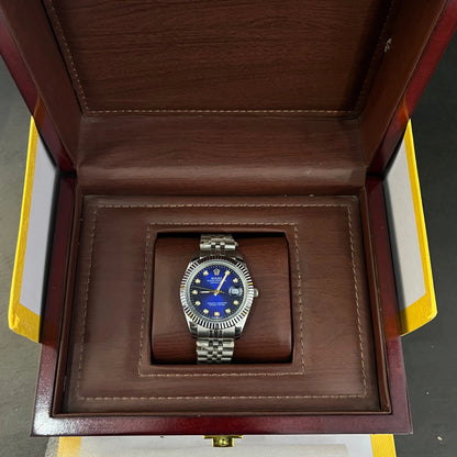 Datejust | 36mm | Oyster-steel | Blue